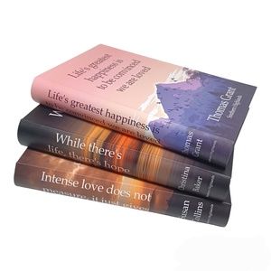Southern Highlands 3 Pcs Decorative Hardcover Books for Home Decor New in Box